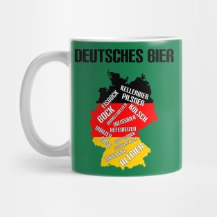 Deutsches Bier Dark Text Mug